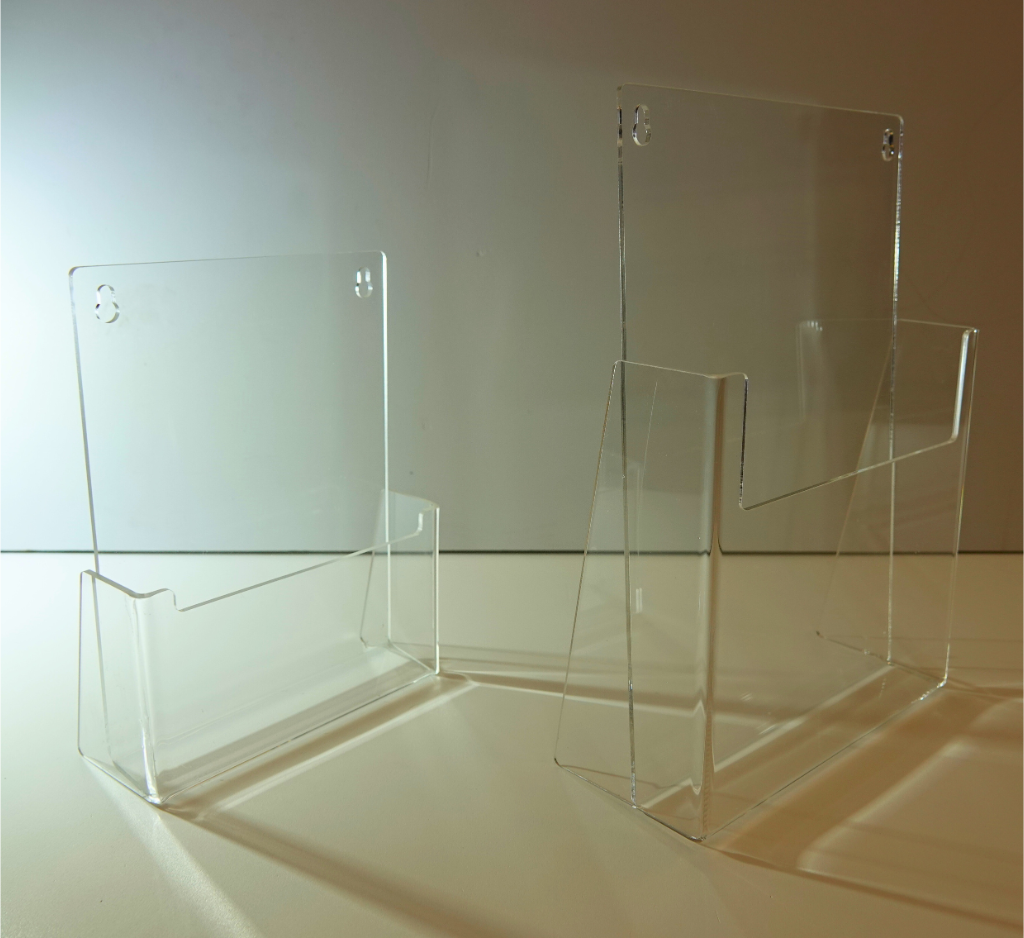 kieszenie stojące z poliwęglanu